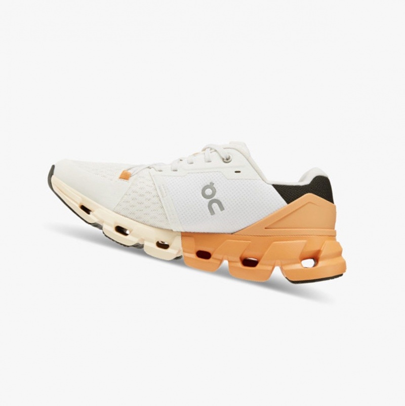 White / Copper Women's On Running Cloudflyer 4 Running Shoes | 679340-QBN