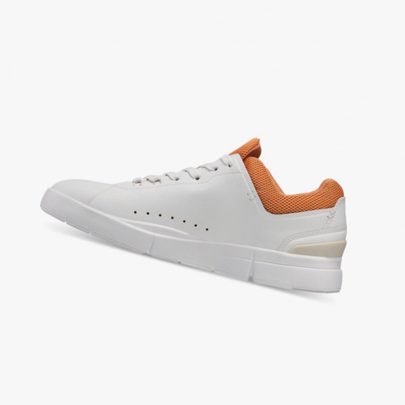 White / Copper Women's On Running THE ROGER Advantage Sneakers | 892603-TFK