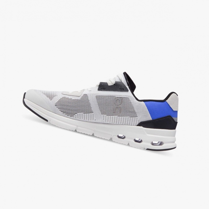 White / Deep Blue Men's On Running Cloudrift Running Shoes | 164098-LSQ