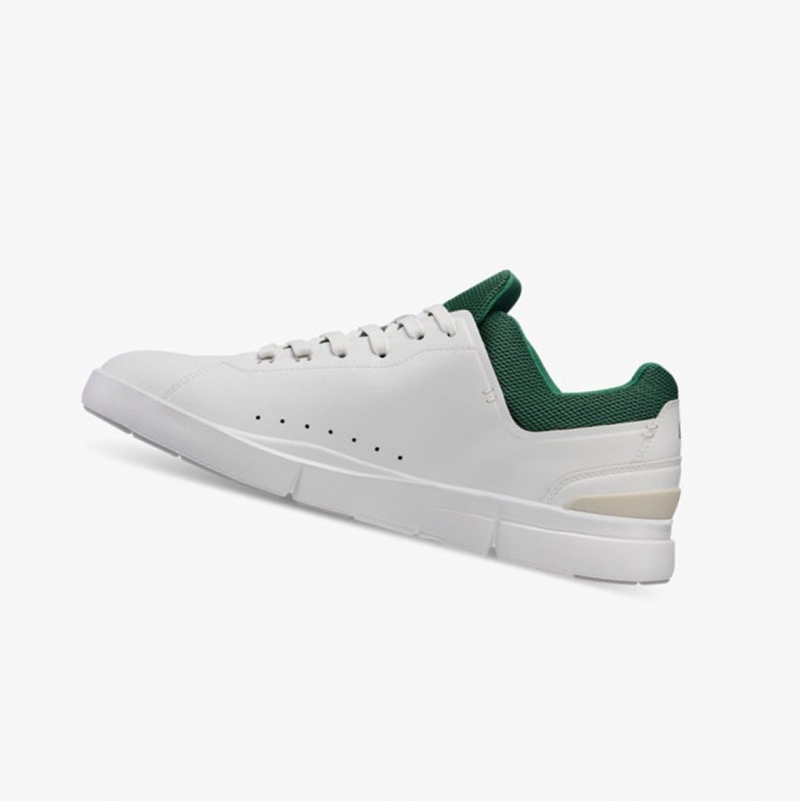 White / Green Men's On Running THE ROGER Advantage Sneakers | 651280-OGY