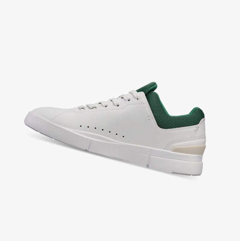 White / Green Women's On Running THE ROGER Advantage Sneakers | 632519-JBH