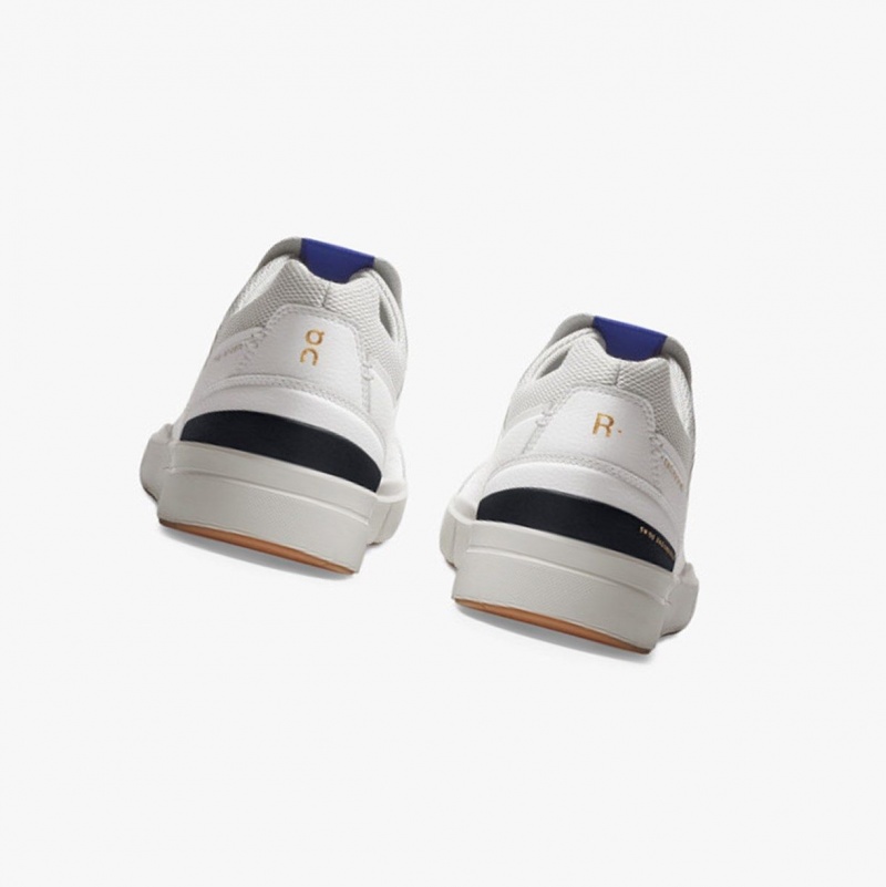 White / Indigo Men's On Running THE ROGER Centre Court Sneakers | 967821-AHN