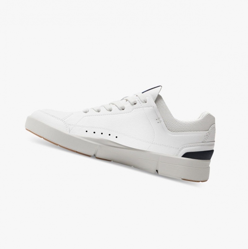 White / Indigo Women's On Running THE ROGER Centre Court Sneakers | 248590-JXG