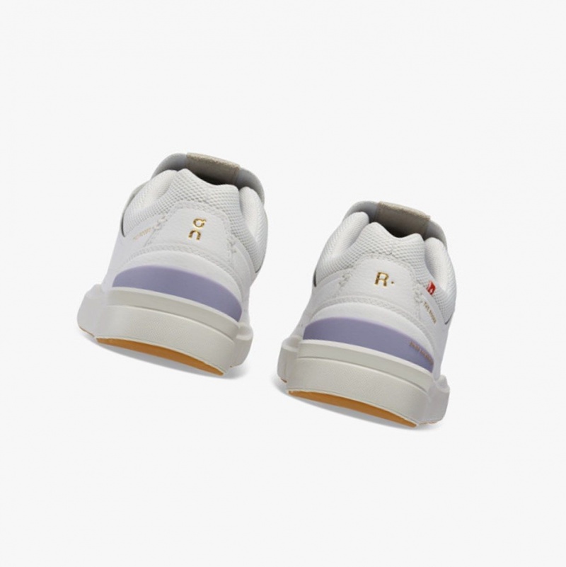 White / Lavender Women's On Running THE ROGER Centre Court Sneakers | 703126-KFL