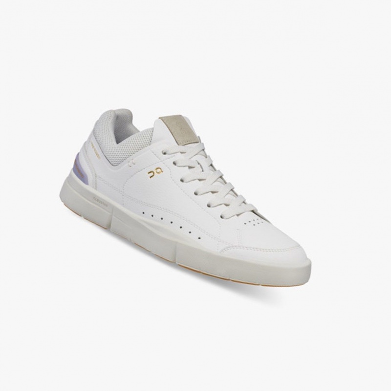 White / Lavender Women's On Running THE ROGER Centre Court Sneakers | 703126-KFL