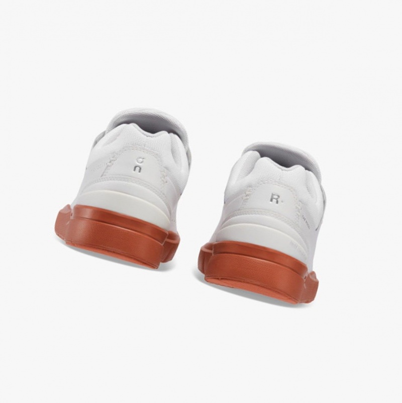 White / Red Women's On Running THE ROGER Advantage Sneakers | 642159-JHS