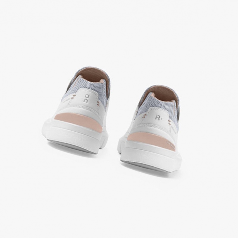 White / Rose Women's On Running THE ROGER Advantage Sneakers | 423187-WSX