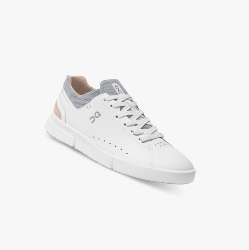 White / Rose Women's On Running THE ROGER Advantage Sneakers | 423187-WSX